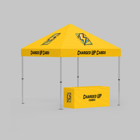 Bundled 10'x10' Tent + Table Cover Package