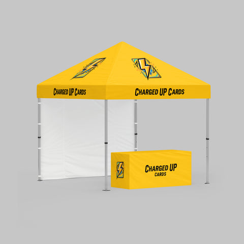 Bundled 10'x10' Tent + Table Cover Package