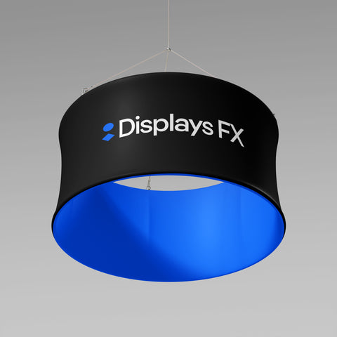 Tension Fabric Round Hanging Display 5'x5'