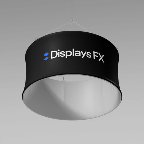 Tension Fabric Round Hanging Display 5'x5'
