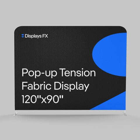 Tension Fabric Display Stand 120"x90"